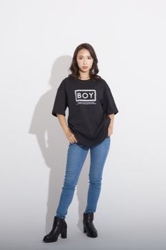 CHAIN DESIGN TEE/ ブラック 【BOY LONDON】