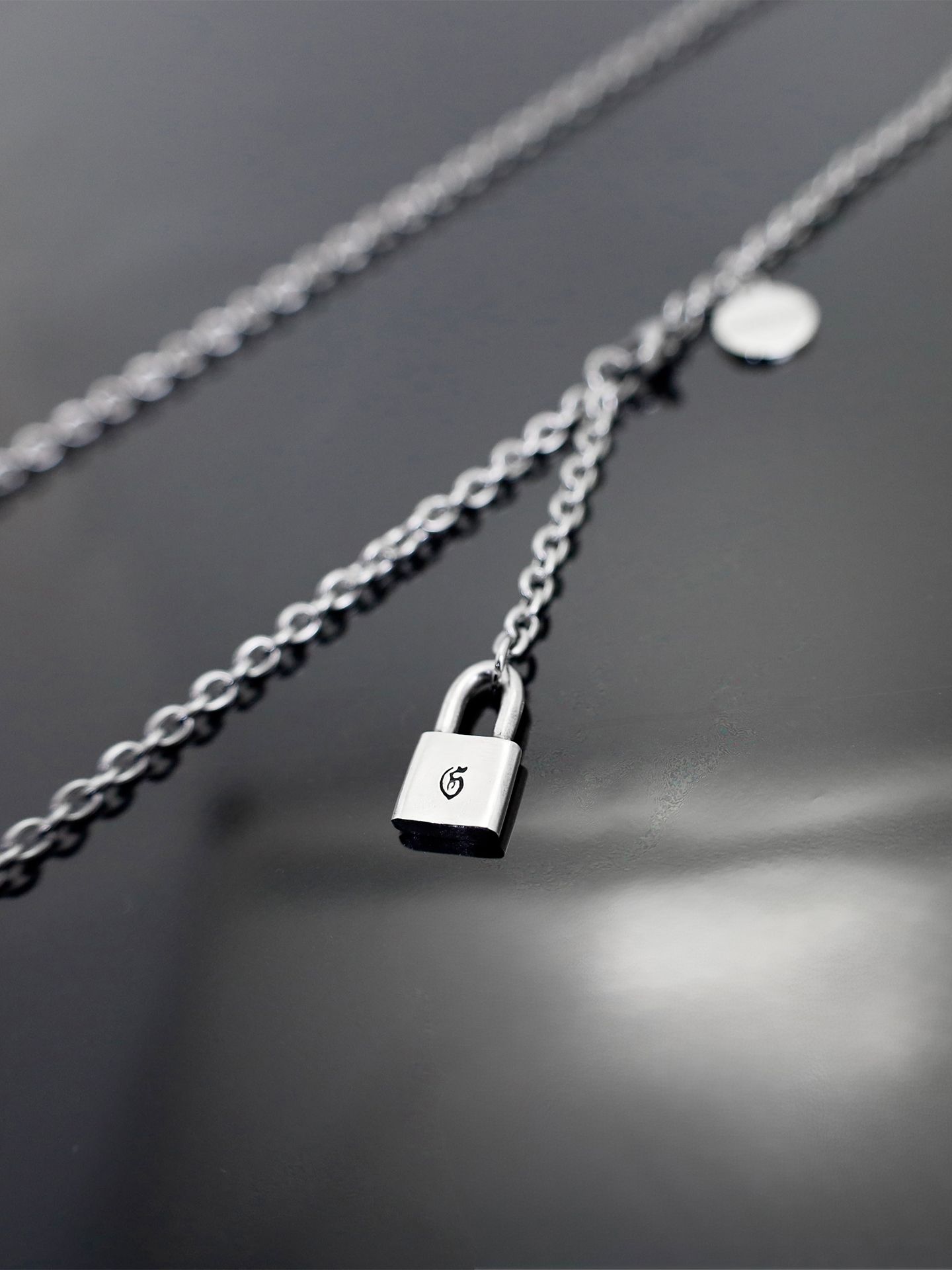 《受注生産》GODSIZE® PADLOCK STAINLESS CHAIN #2 55 / ゴッドサイズ® パドロック ステンレスチェーン #2 55 / 注文から1～2週間後入荷予定