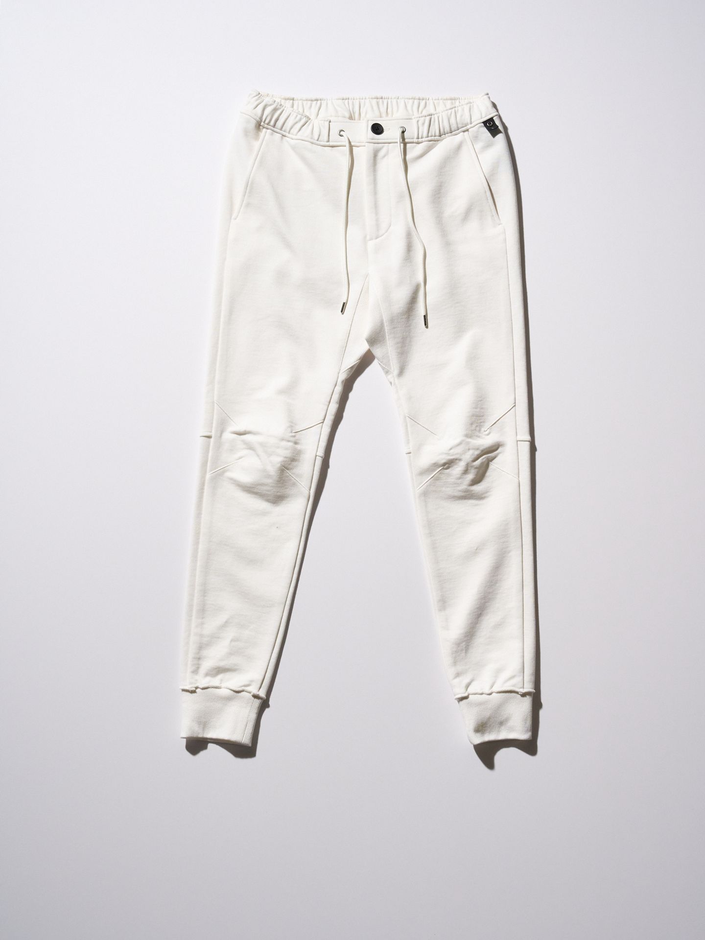 【予約品9月19日 10時締め】 basic rib sweat pants / スウェットパンツ / ホワイト