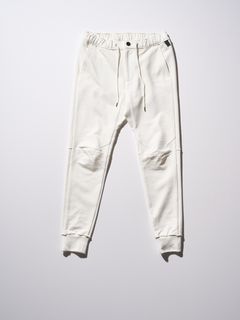 【予約品9月19日 10時締め】 basic rib sweat pants / スウェットパンツ / ホワイト