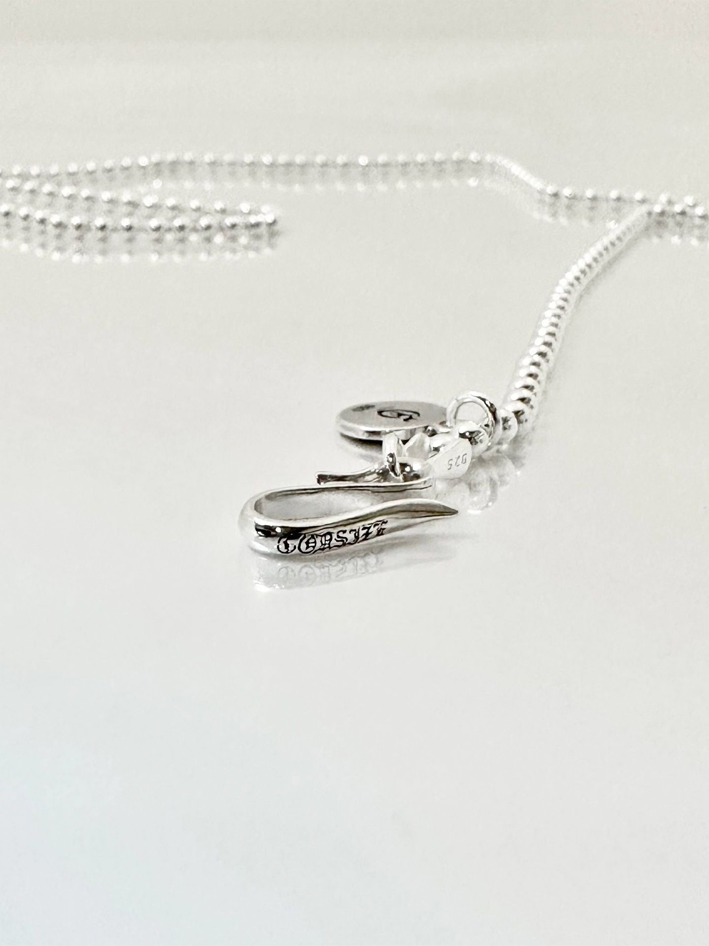 《受注生産》BALL CHAIN [SPIKE:SPADE] / スパイクスペードボールチェーンネックレス / 注文から2～3週間後入荷予定