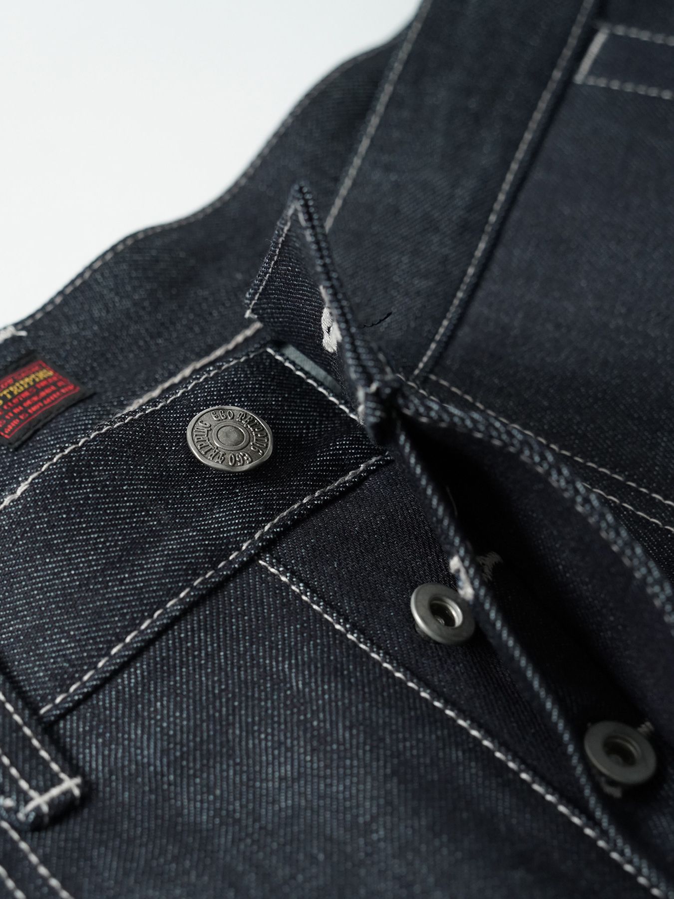 【予約品 5月6日(水) 締切】USN-DENIMTROUSERS / デニムミリタリーパンツ / インディゴ × 生成りステッチ