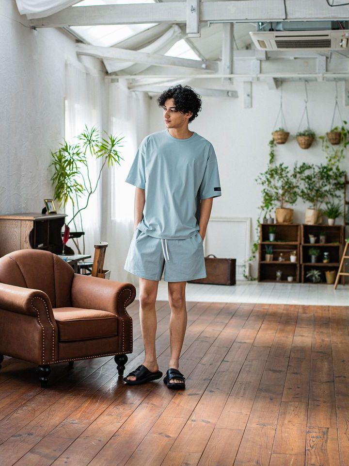 《予約品3月3日18：00締め》 TV NYLON SHORTS / ショーツ / アクア