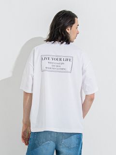 【予約品 】CREW OVER TEE /  クルーオーバーサイズTシャツ / ホワイト