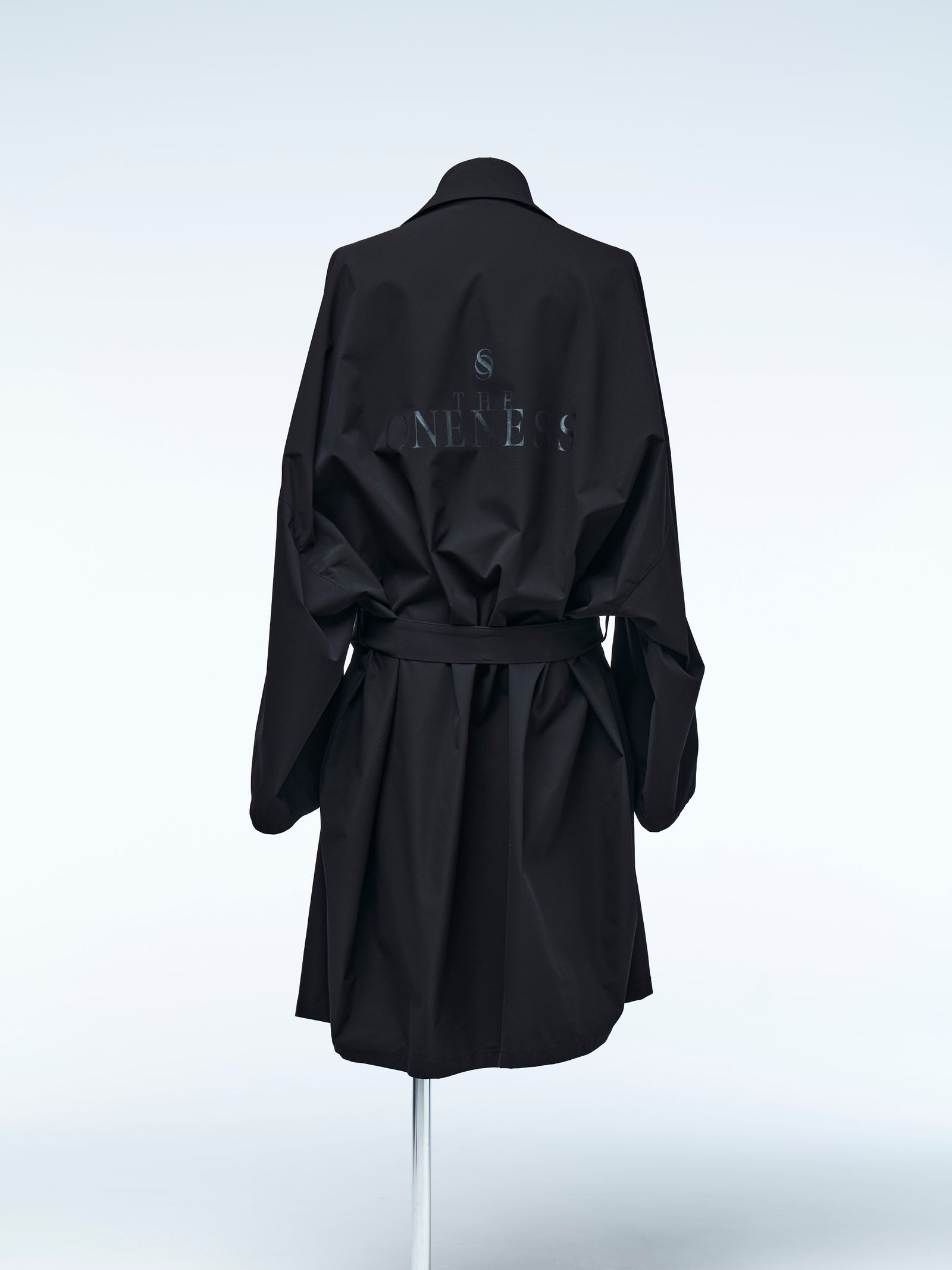 《予約品4月23日18時締め》 HAORI-TrenchCollar / カーディガン  / ブラック 【THE ONENESS】 7月中入荷予定