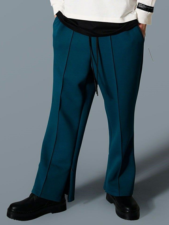 SENTER STITCH FLARE PANTS / フレアパンツ / ディープグリーン