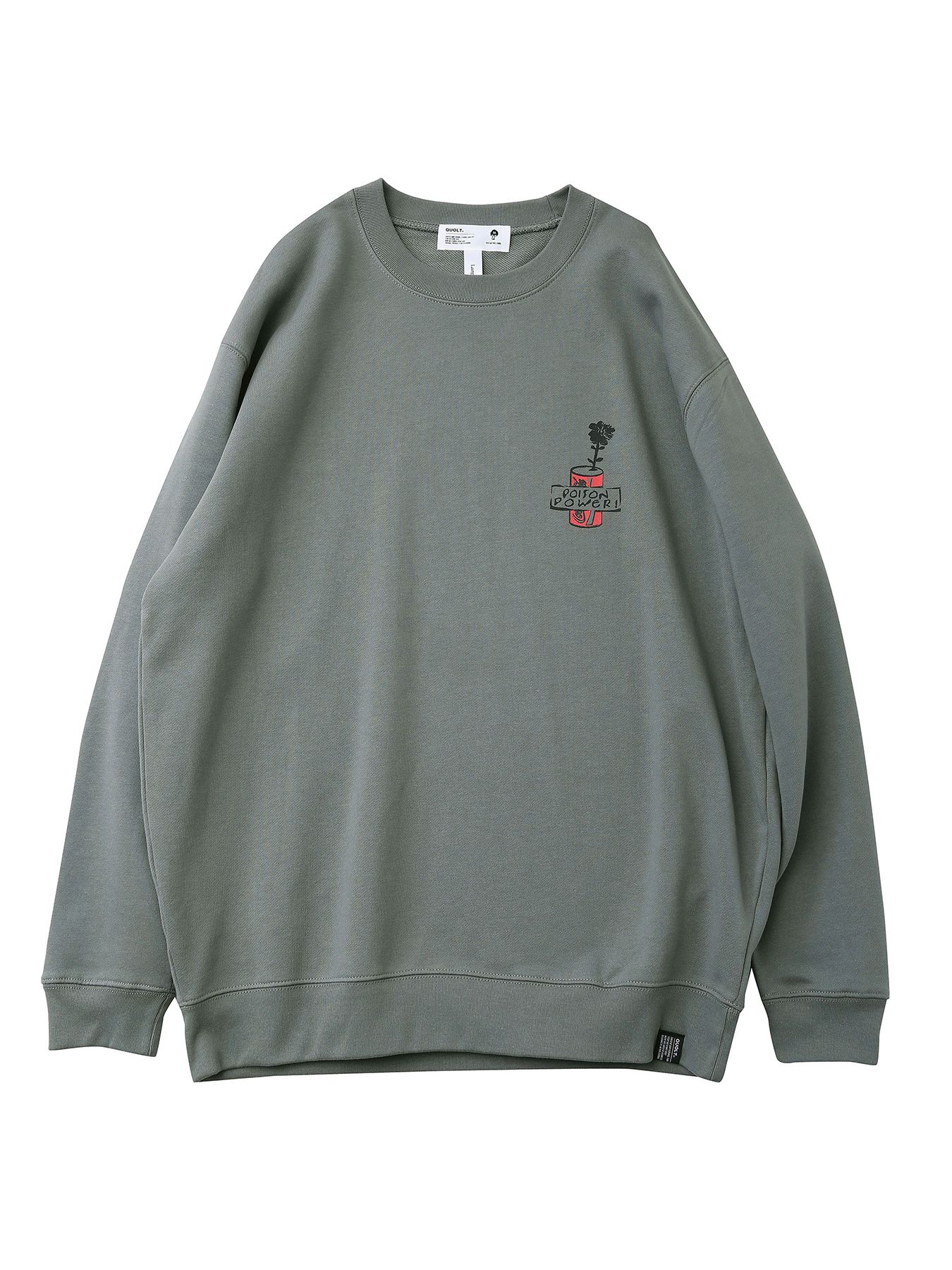 BALANCE SWEAT / クルーネックスウェット / フェードグリーン
