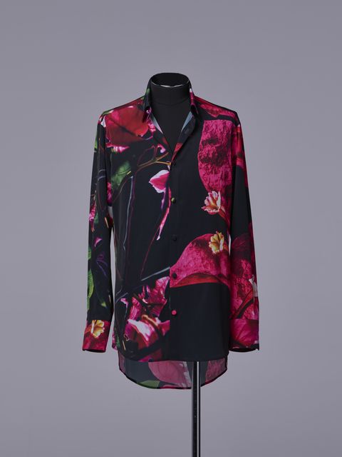 《予約品11月4日 》 ALOHA Shirt / アロハシャツ / ブラック・ブーゲンビリア