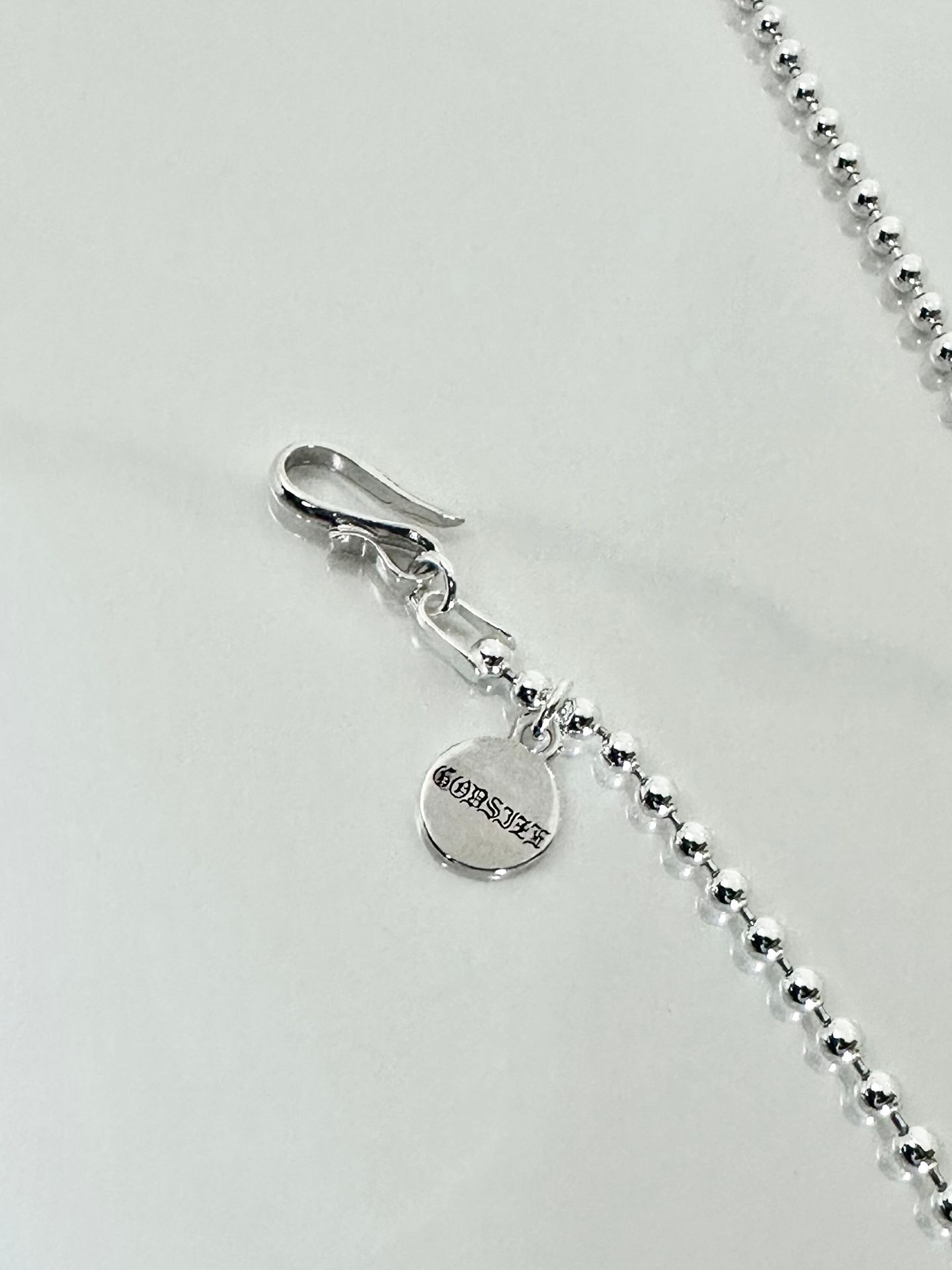 《受注生産》 BALL CHAIN [LARGE TEARDROP]  / ボールチェーンネックレス 【GOD SIZE】 注文から3～5週間後