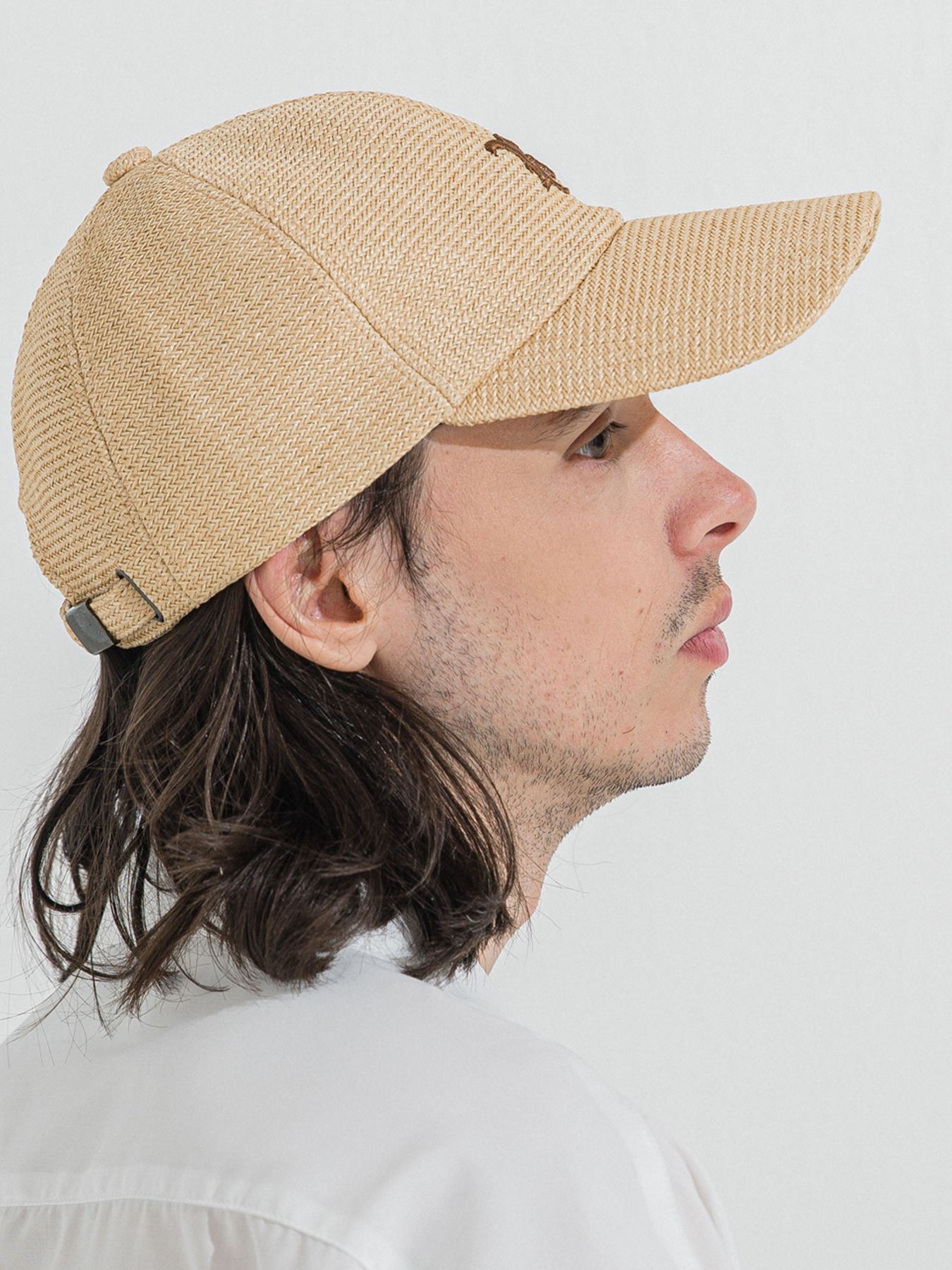 【予約品 】STRAW MESH LOW CAP / ストローメッシュローキャップ / ベージュ