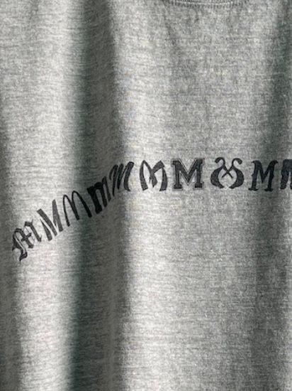 【予約3/13（月）10:00締め】 M-TS01 / t-shirts (arch M) / heather gray14周年記念【Mエム】2023 3月末～予定