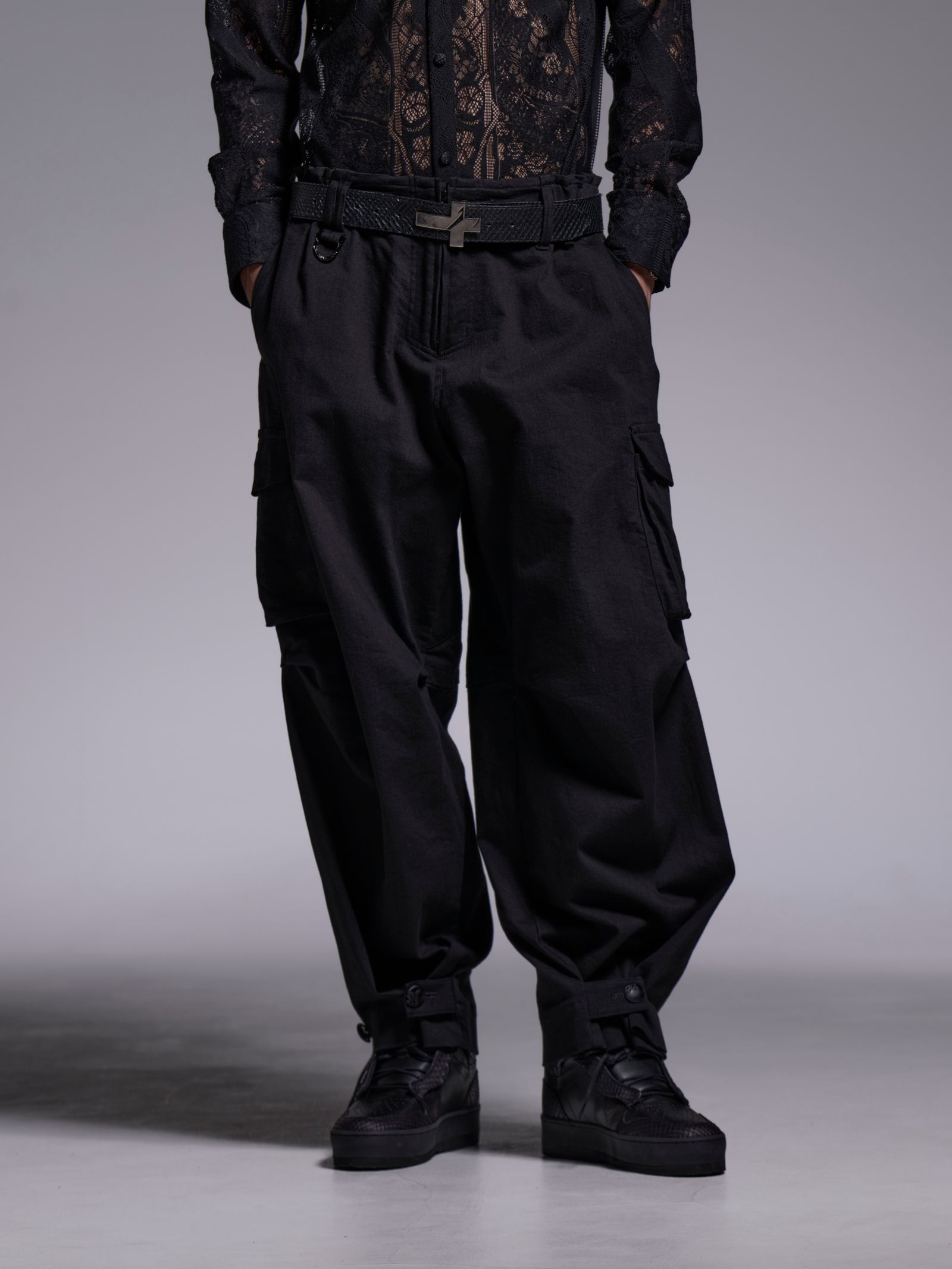 【予約品 1月4日(日) 締切】Cargo Pants / カーゴパンツ / ブラック