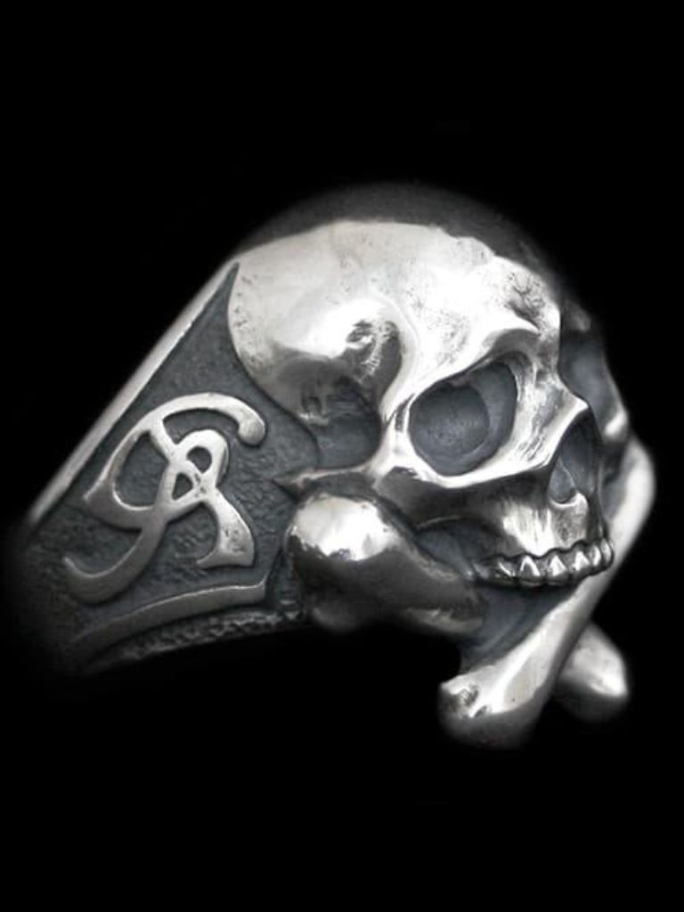 【受注生産品】 Cross Bone Skull Ring / スカルリング