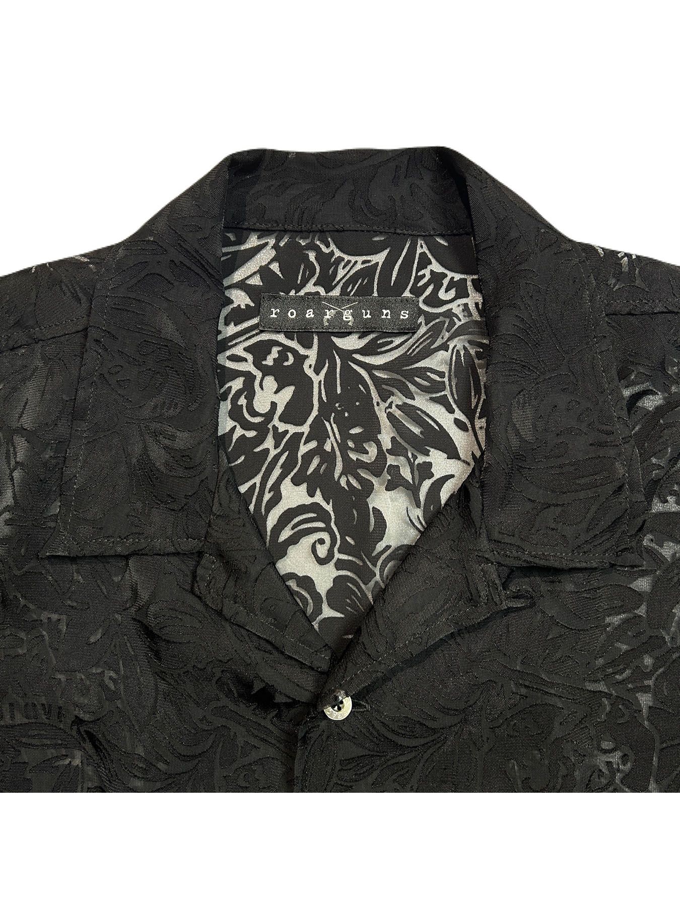 【予約品  】FLOWER OPAL SHIRT / フラワーオパール シャツ / ブラック