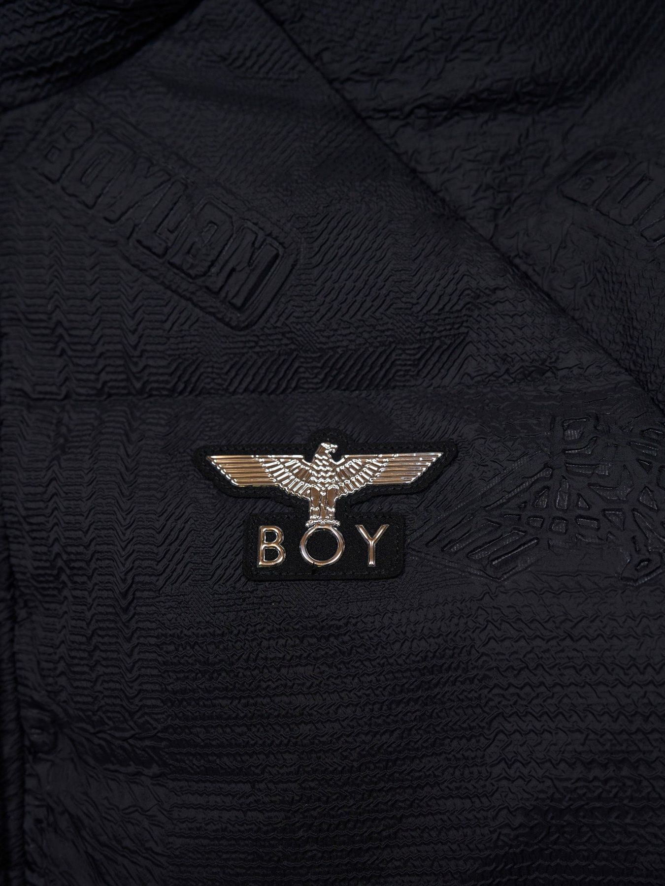 BOY LOGO EMBOSSING DOWN BLOUSON / ダウンブルゾン / ブラック