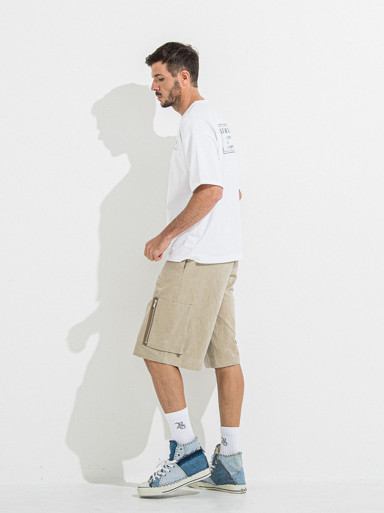 【予約品 】CREW OVER TEE /  クルーオーバーサイズTシャツ / ホワイト