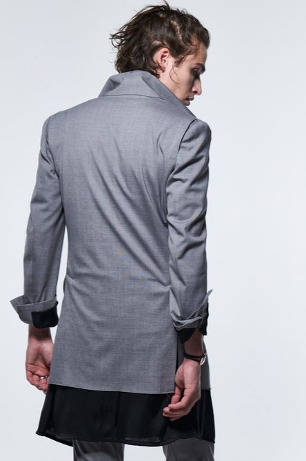 《予約品》 FlareSingleNapoleonJacket / ライトグレー 【kiryuyrik】 2023年3月以降入荷予定