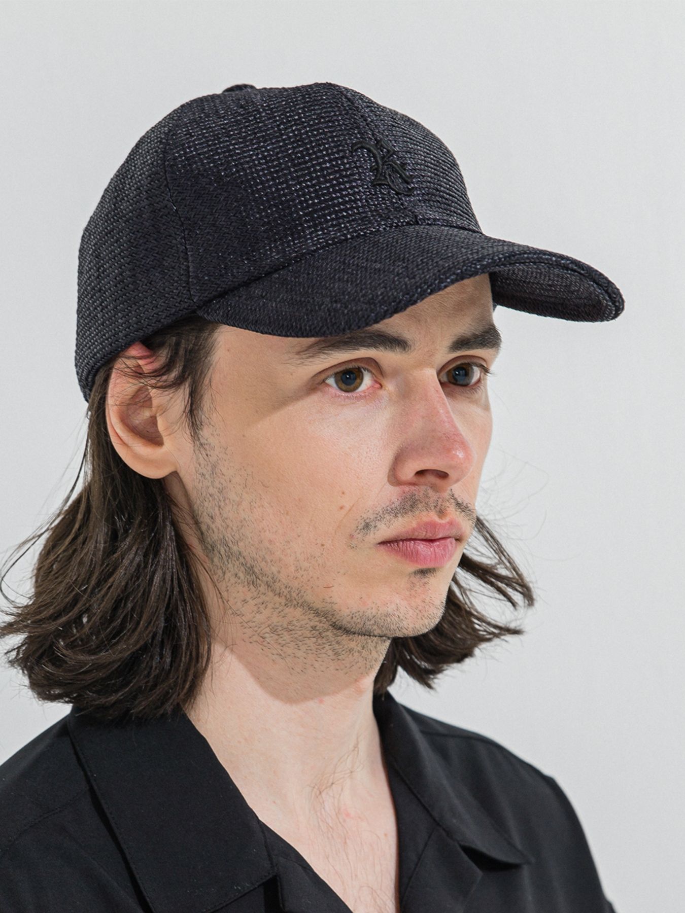 【予約品】STRAW MESH LOW CAP / ストローメッシュローキャップ / ブラック