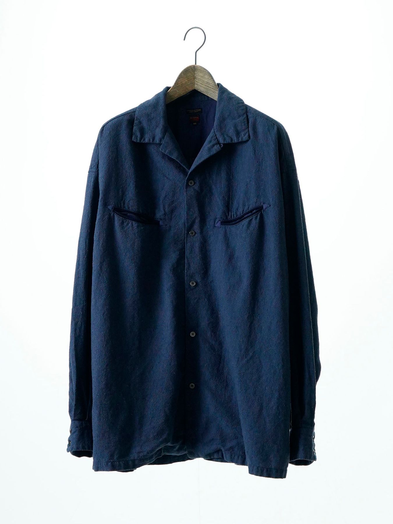 【予約品 5月7日(水)AM10時  締切】Silkwest / ウエスタンシャツ / ネイビー