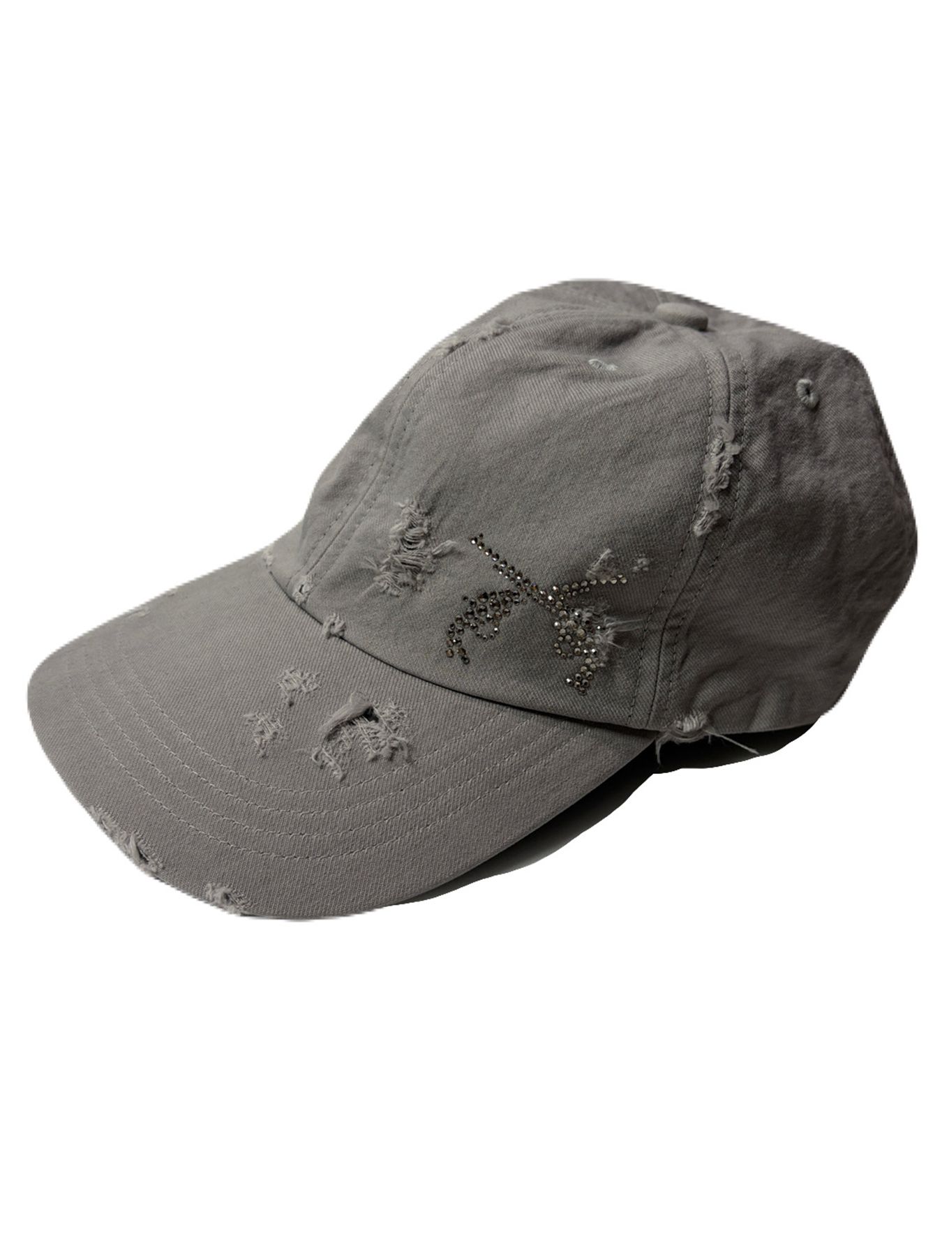 【予約品 8月23日(日) 締切】B.B CAP DAMAGE/CRY / ライトグレー