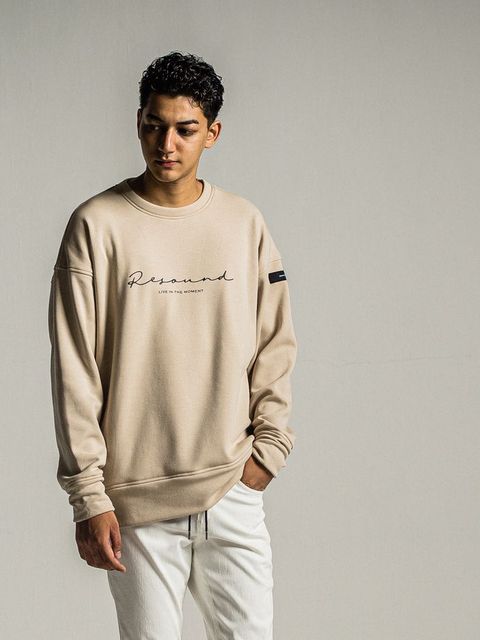 リサウンドクロージング トレーナー裏起毛　ベージュ RESOUNDCLOTHING OFFICIAL STORE（リサウンドクロージング