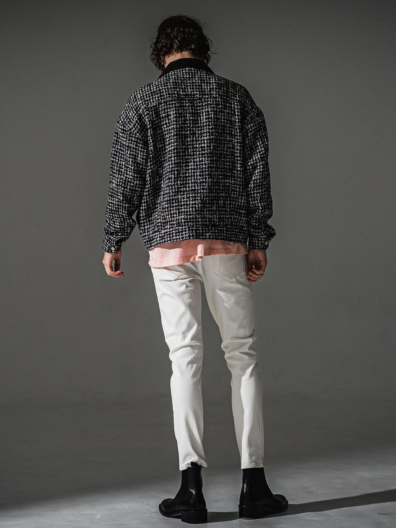 【予約品】FCTWEED 2nd jk / ファンシーツィード ジャケット / ブラック