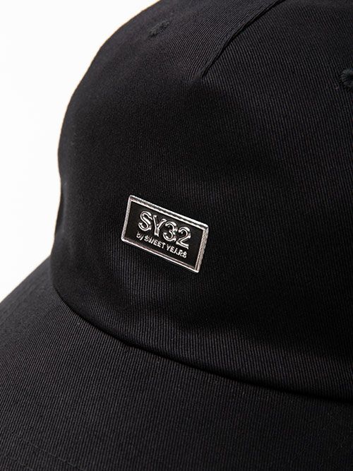 MINI METALLIC TAG CAP12598 / BLACK 【SY32 by SWEET YEARS】