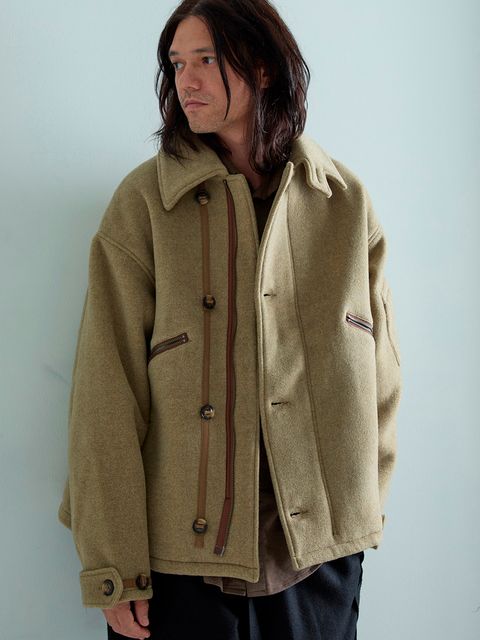 【予約品 】MK5 / ウールフライトジャケット / ベージュ