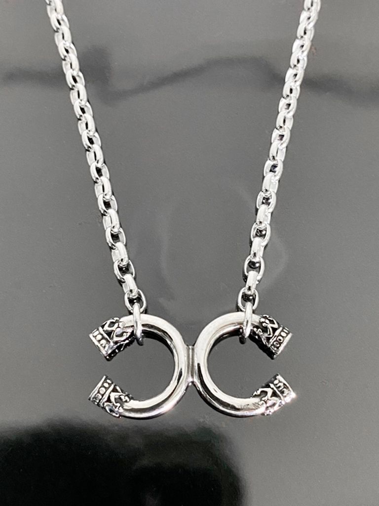 《受注生産》TWIN CROWN NECKLACE / ツインクラウンネックレス / 注文から1～2週間後入荷予定