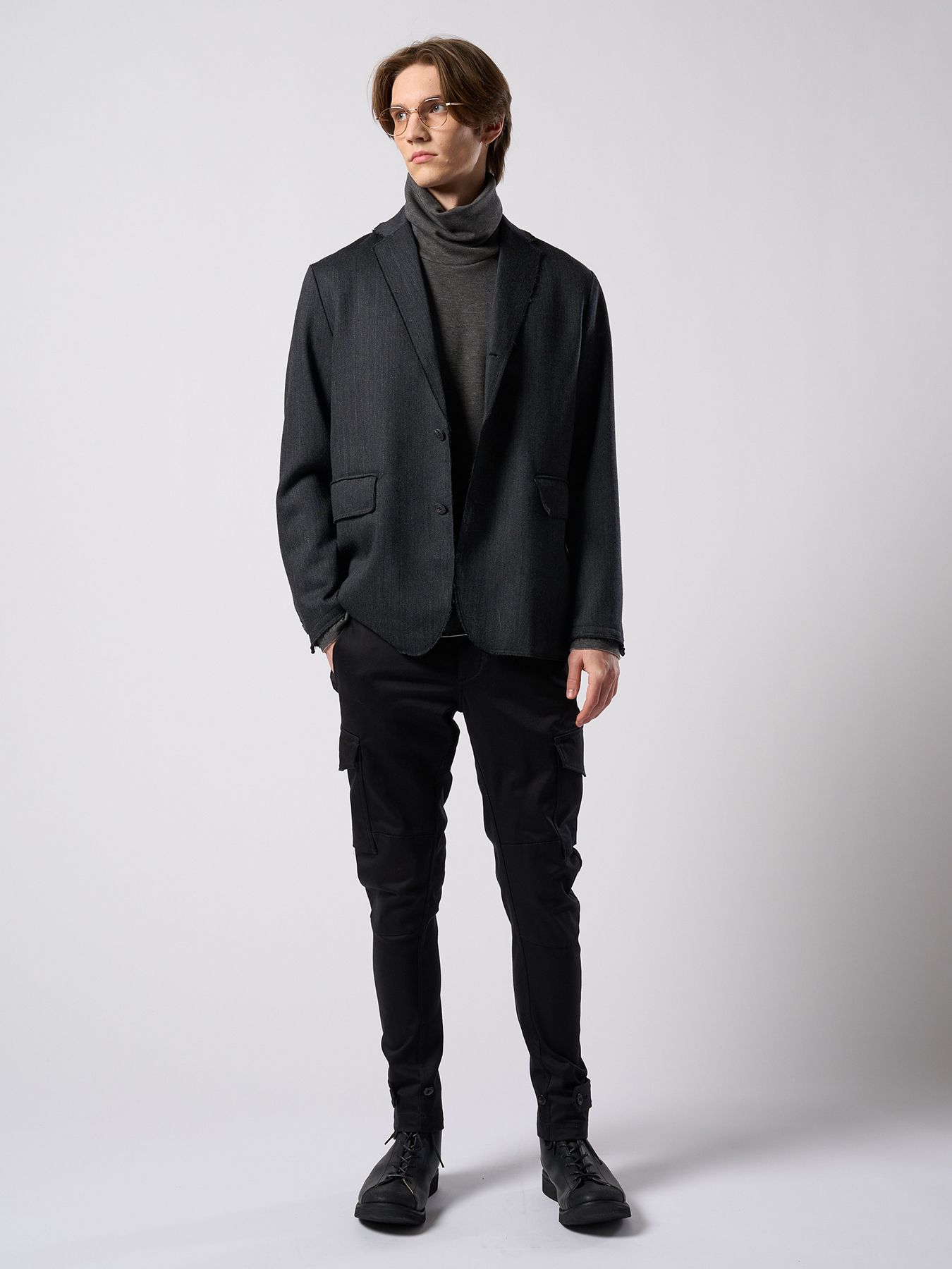 【予約品 4月19日(日) 18時締切】modern lineman boots / カウレザー モダン ラインマンブーツ / ブラック