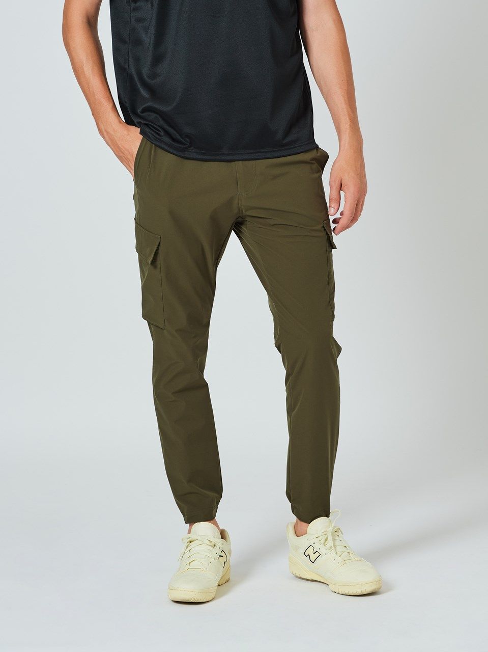 (予約品2023年10月19日18時締め) Light Dry Stretch Cargo Pants / カーゴパンツ / オリーブ