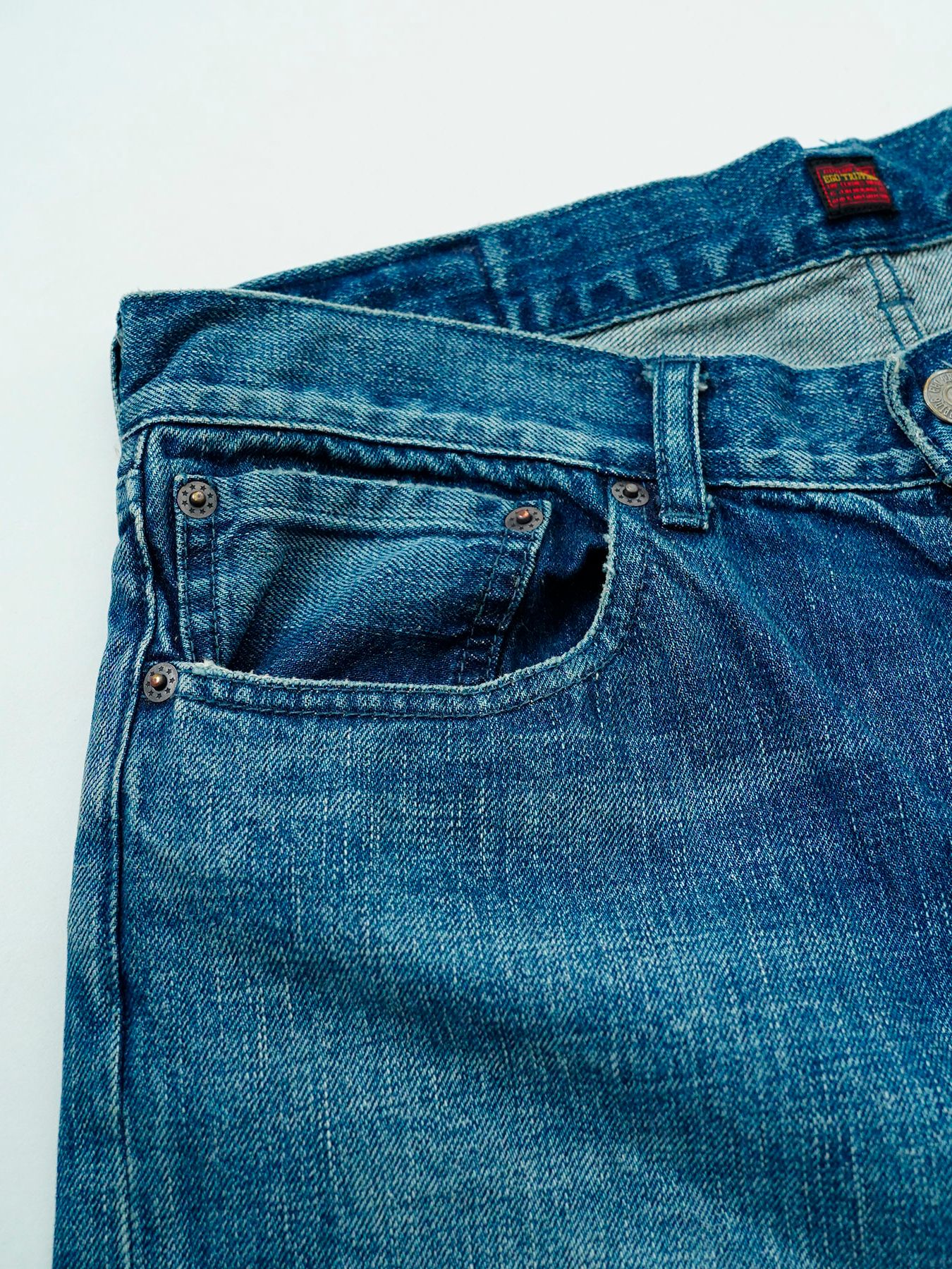 【予約品 11月9日(月) 締切】TRADITIONALDENIM Used / トラディショナルデニム ユーズド加工 / 濃色 インディゴ×ネイビーステッチ