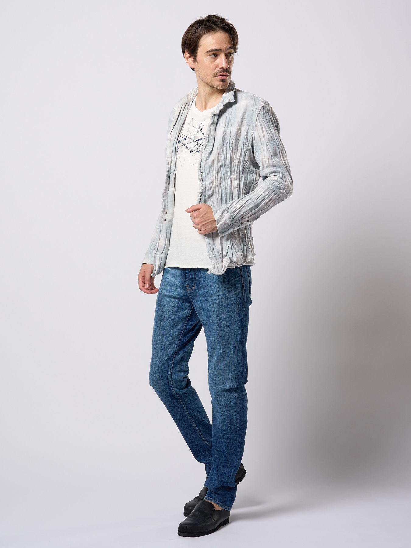 【予約品 9月23日(火) 締切】slim banana denim / スリムバナナデニム / ユーズド
