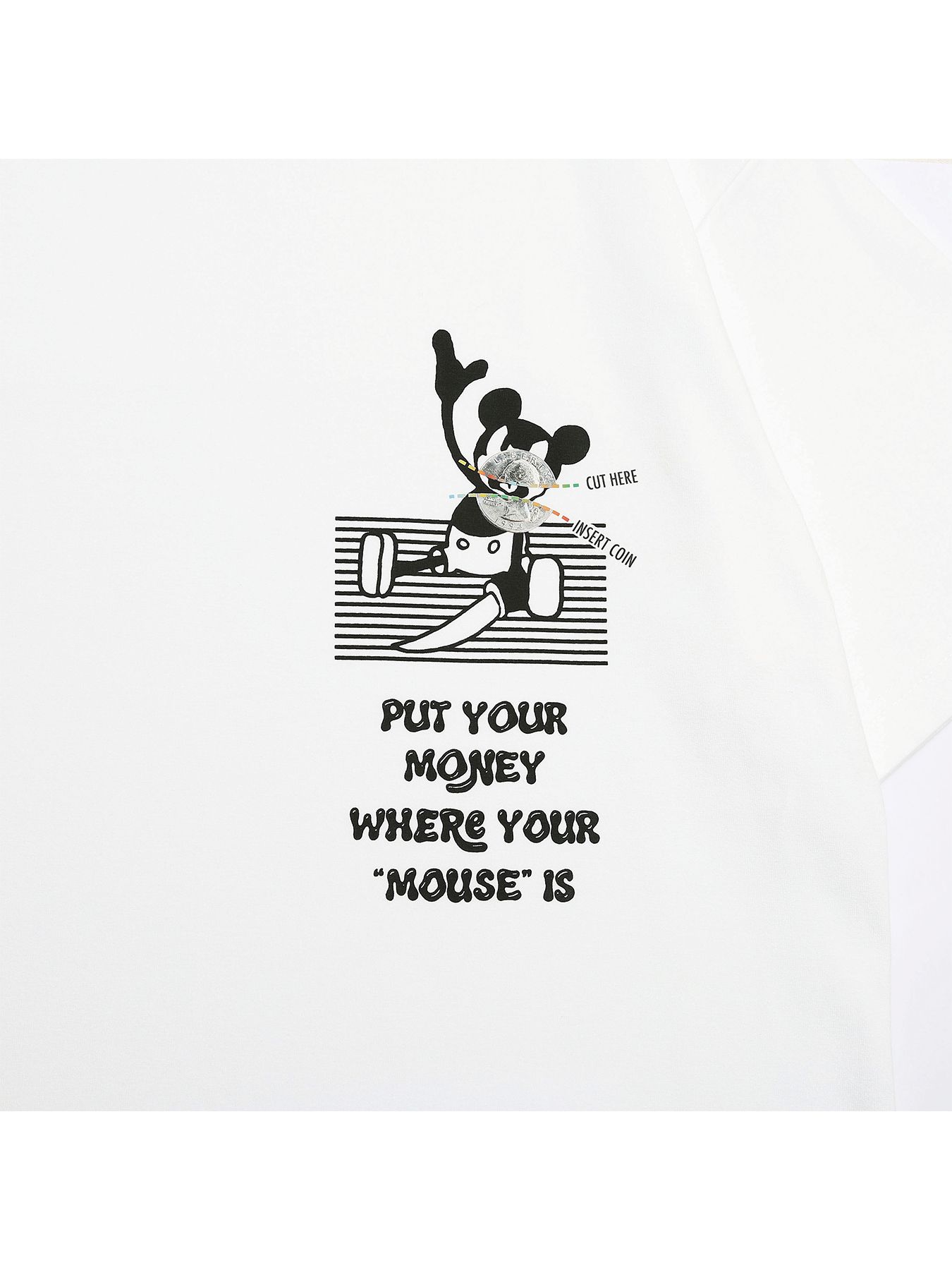 NOT-MOUTH TEE / プリントTシャツ / ホワイト【QUOLT】
