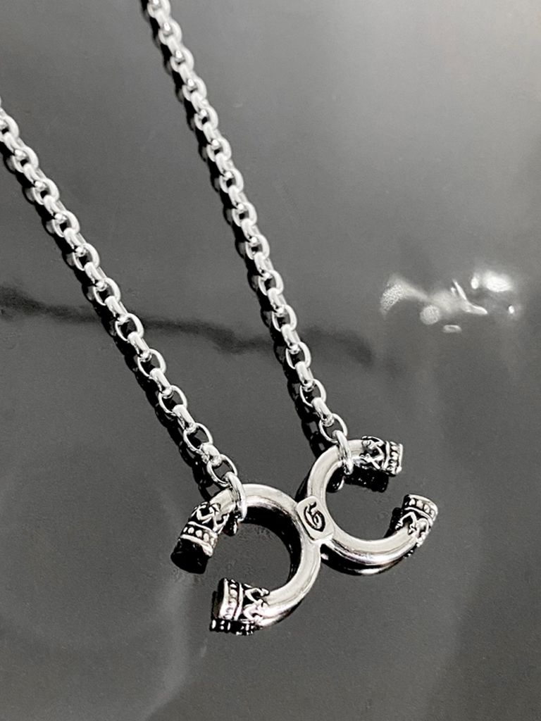 《受注生産》TWIN CROWN NECKLACE / ツインクラウンネックレス / 注文から1～2週間後入荷予定