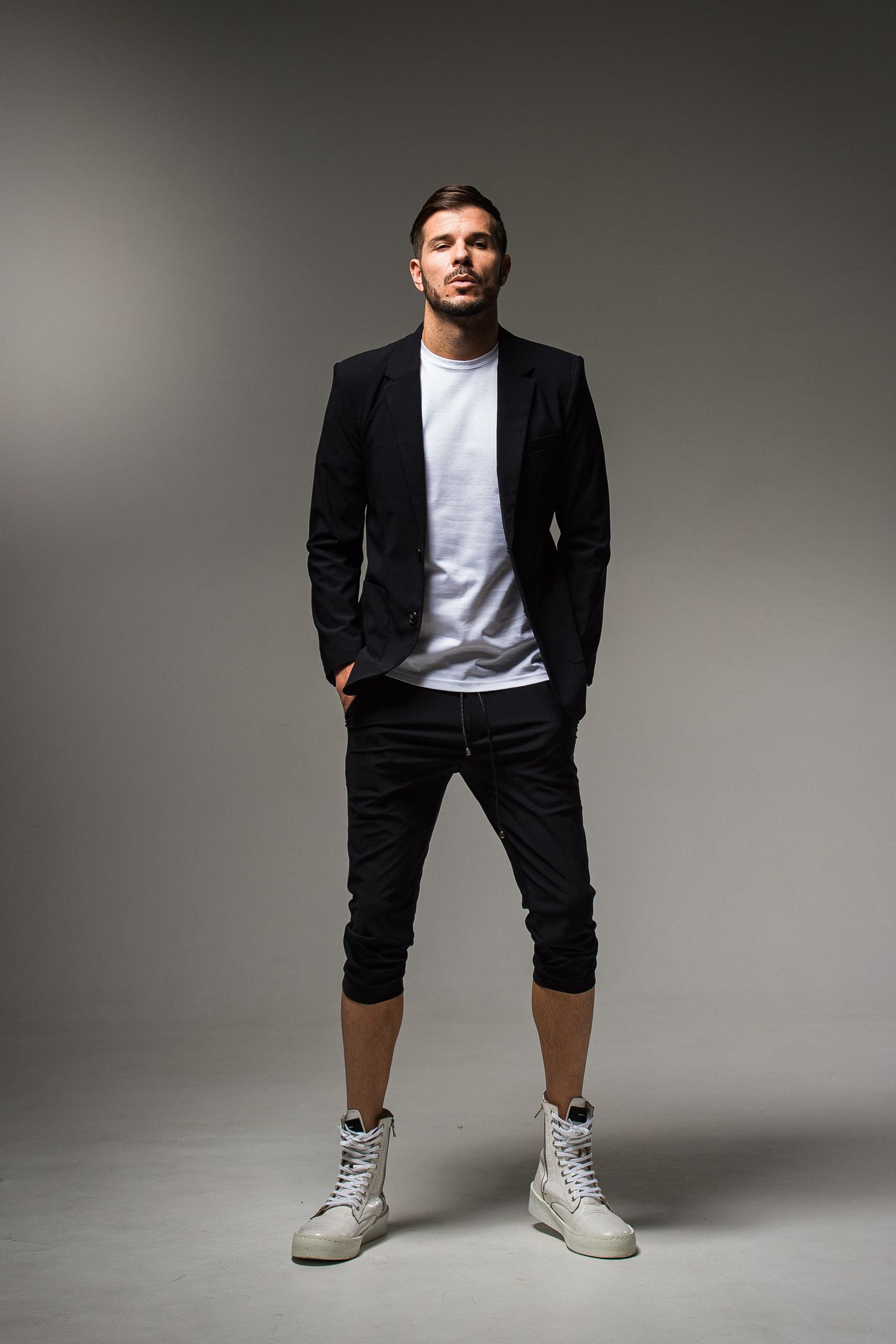 RE cropped PT クロップドパンツ / BLACK 【RESOUND CLOTHING】