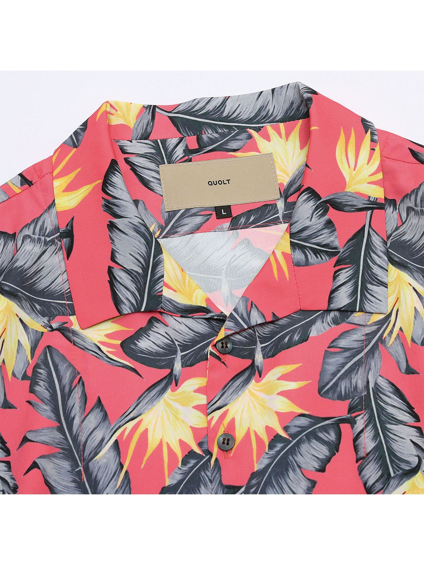 OVERTONE SHIRTS / オーバートーンシャツ / ピンクグレー【QUOLT】