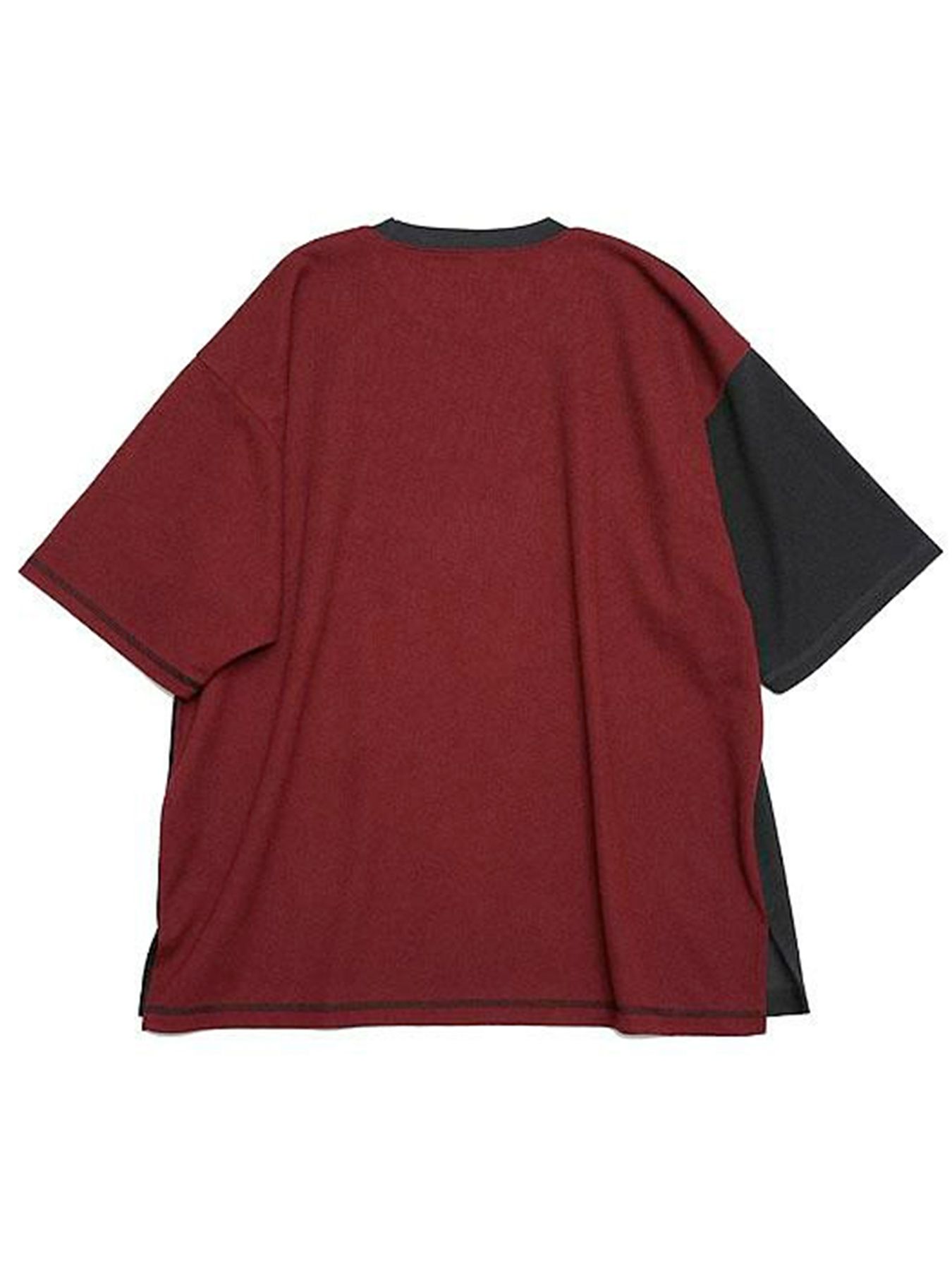 COAST CUTSEW / コーストカットソー / ブラック×バーガンディー