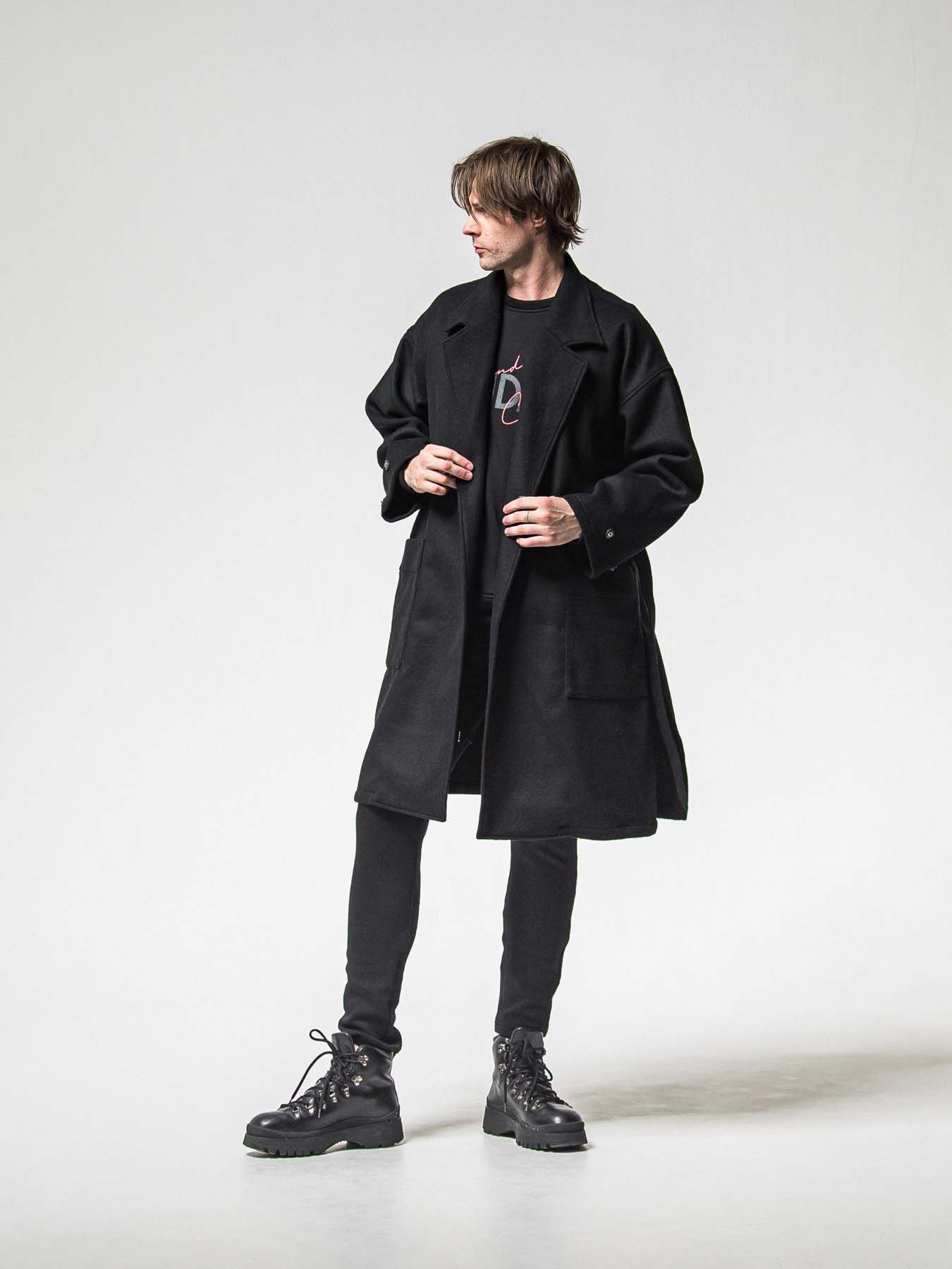 【予約品 8月31日(日) 締切】FRIDAY OLD LOGO VEROURS FLEECE TRAINER / FRIDAYコラボ オールドロゴ ベロアフリース トレーナー / ブラック