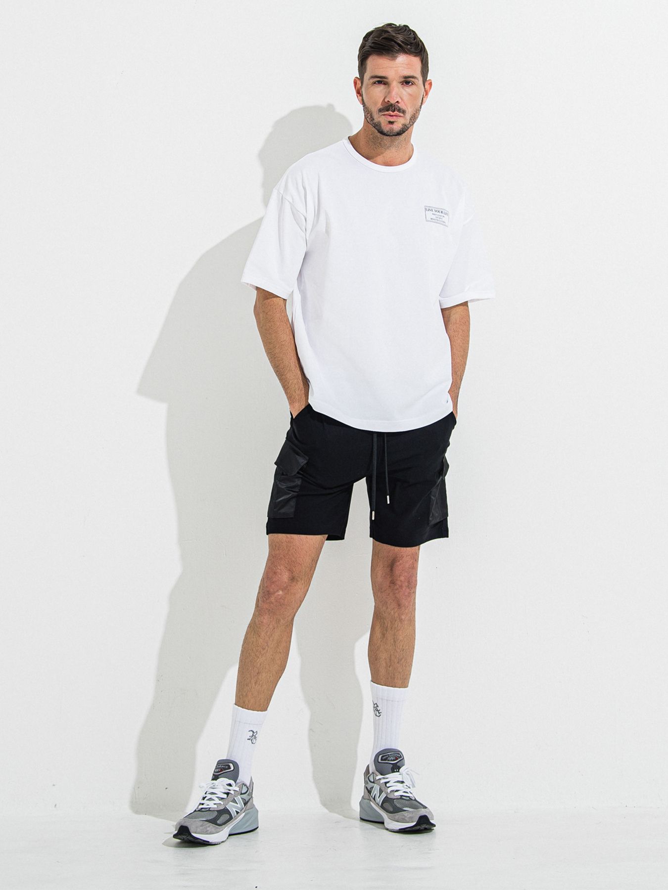 【予約品】DARRELL CARGO SHORTS / ダレルカーゴショーツ / ブラック