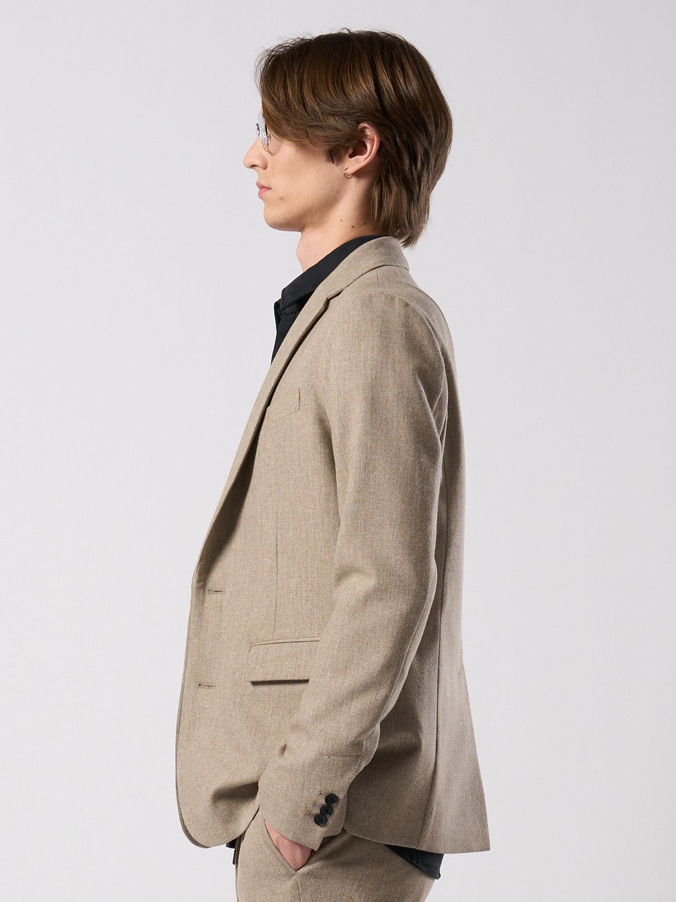 【予約品 4月19日(日) 18時締切】comfort tailored jacket / コンフォート テーラードジャケット / ベージュ