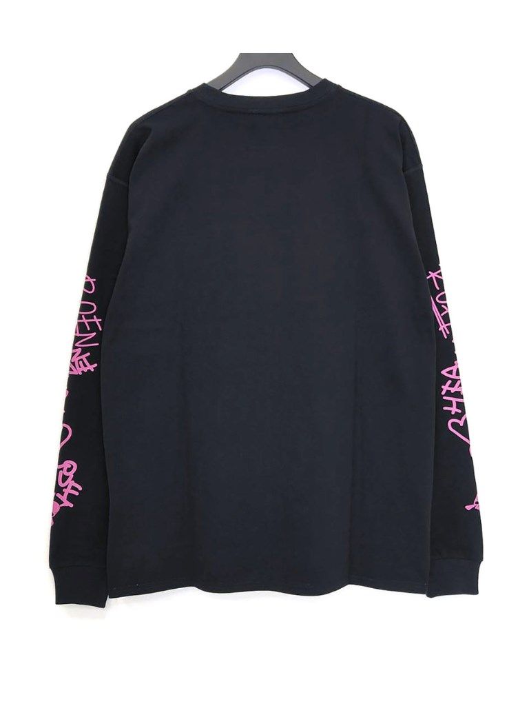 COLOR GRAPHIC T / 長袖Tシャツ / ブラック 【Roen】