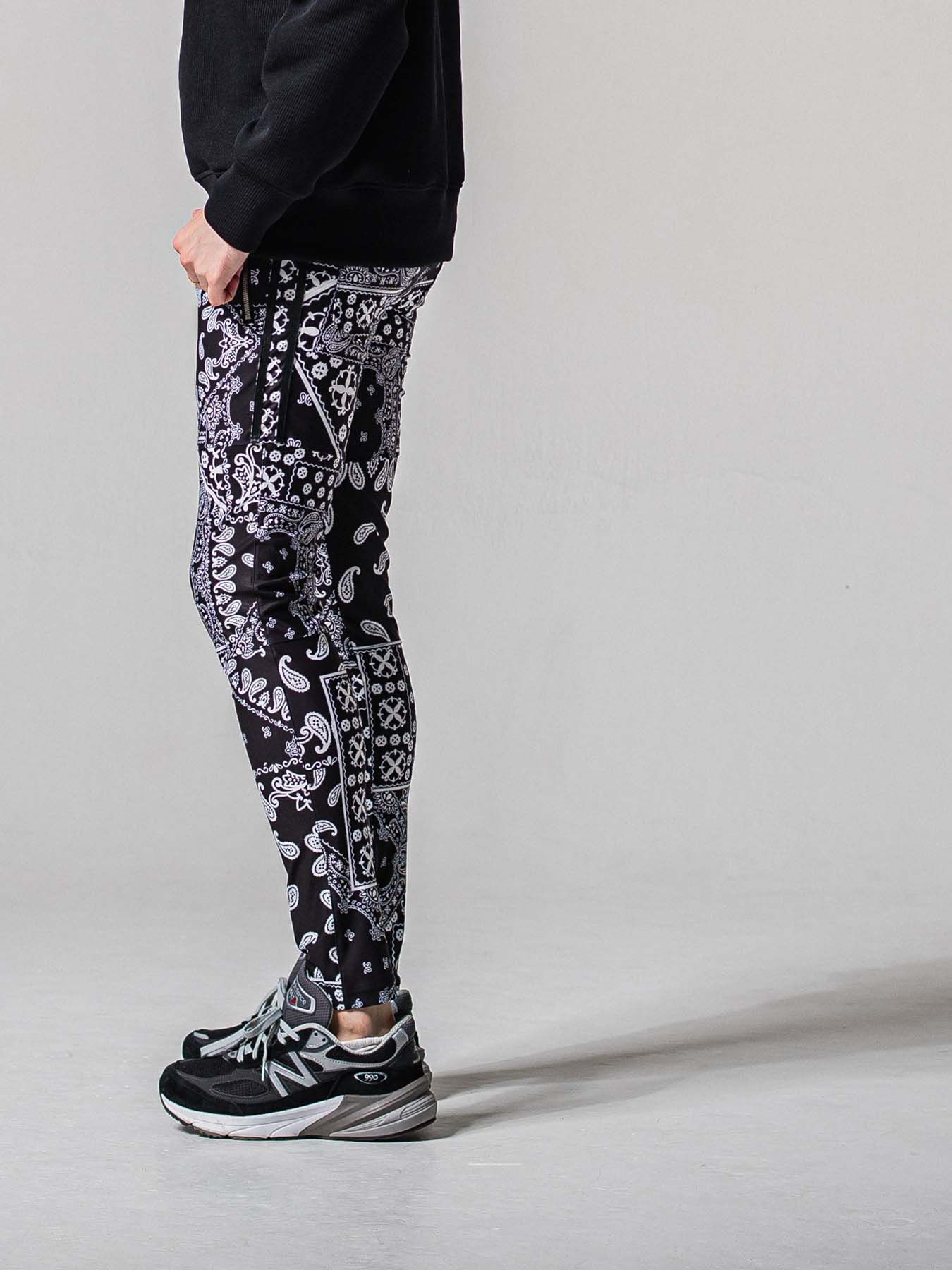 【予約品 11月16日(日) 締切】JOHNSON LINE PANTS / ジョンソンラインパンツ / バンダナブラック