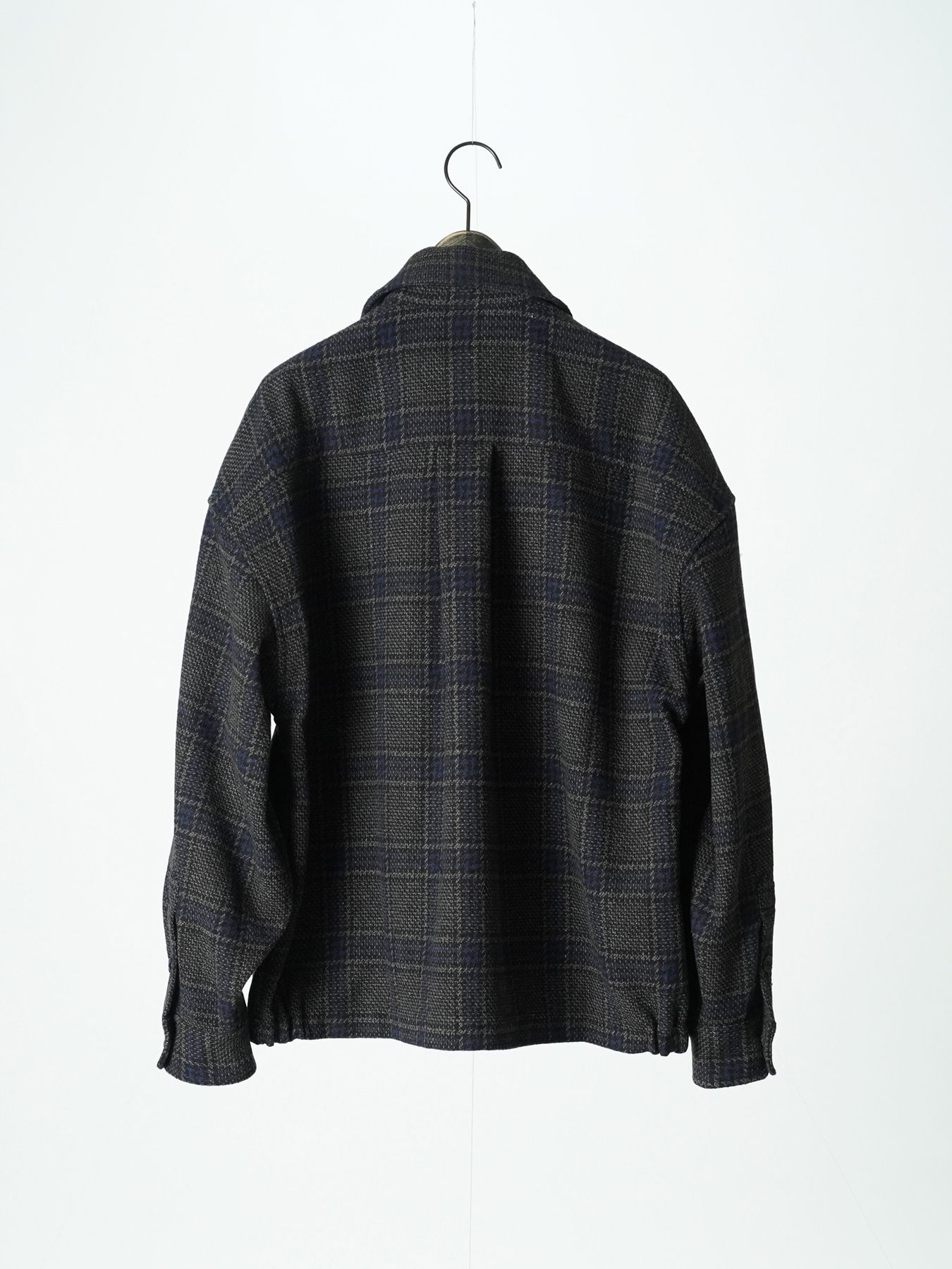 【予約品 5月6日(水) 締切】WOOLCHECK-SPORTJACKET / ヴィンテージシャツジャケット / ネイビー系
