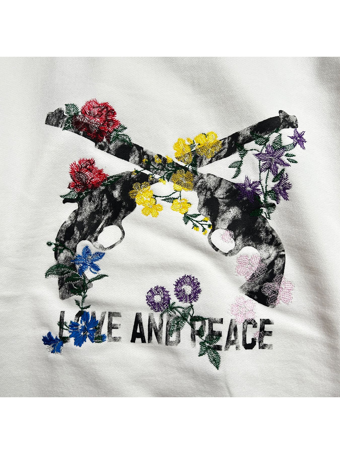 【予約品 8月10日(日) 締切 】FLOWER GUN HOODIE / フラワーガン フーディー / オフホワイト