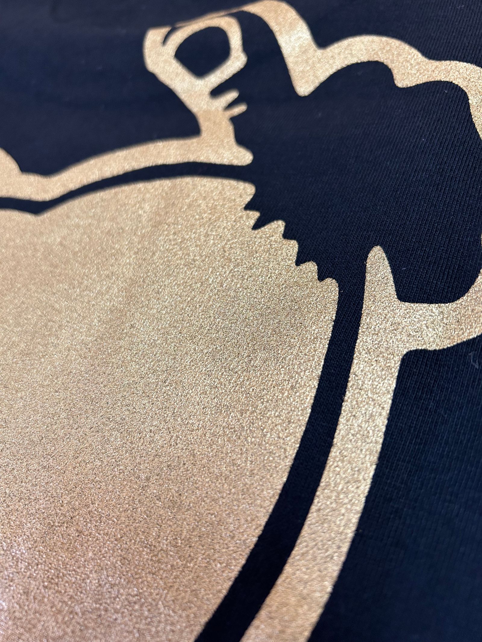 TPC/t-shirts(logo) / ブラック×ゴールド  [TPC］