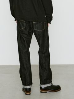 【予約品 8月10日(日) 締切 】ONE WASH DENIM PT / ワンウォッシュデニムパンツ / ブラック