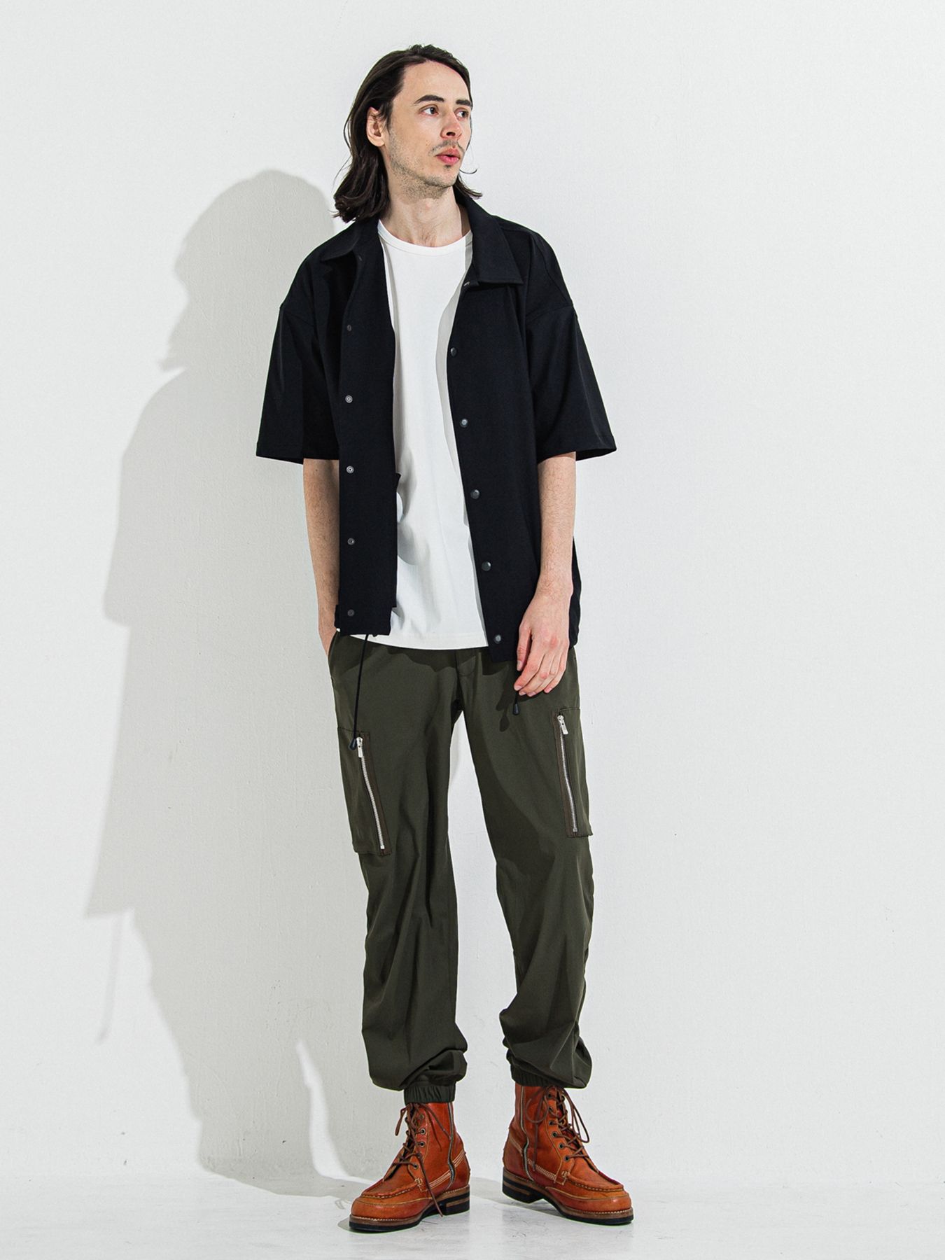 【予約品 】DAVID NYLON CARGO PANTS / デヴィッドナイロンカーゴパンツ / カーキ