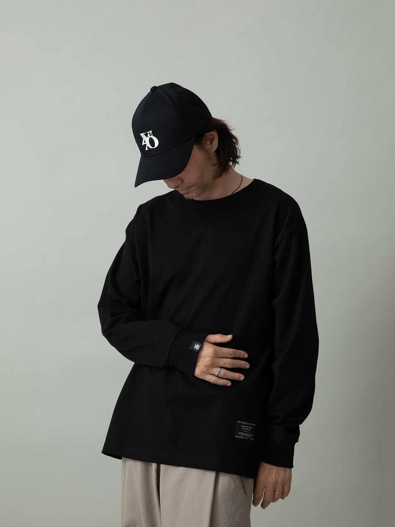 【予約品 2月1日(日) 締切】HEAVYOUNCE TEE / ヘビーオンス カットソー  / ブラック