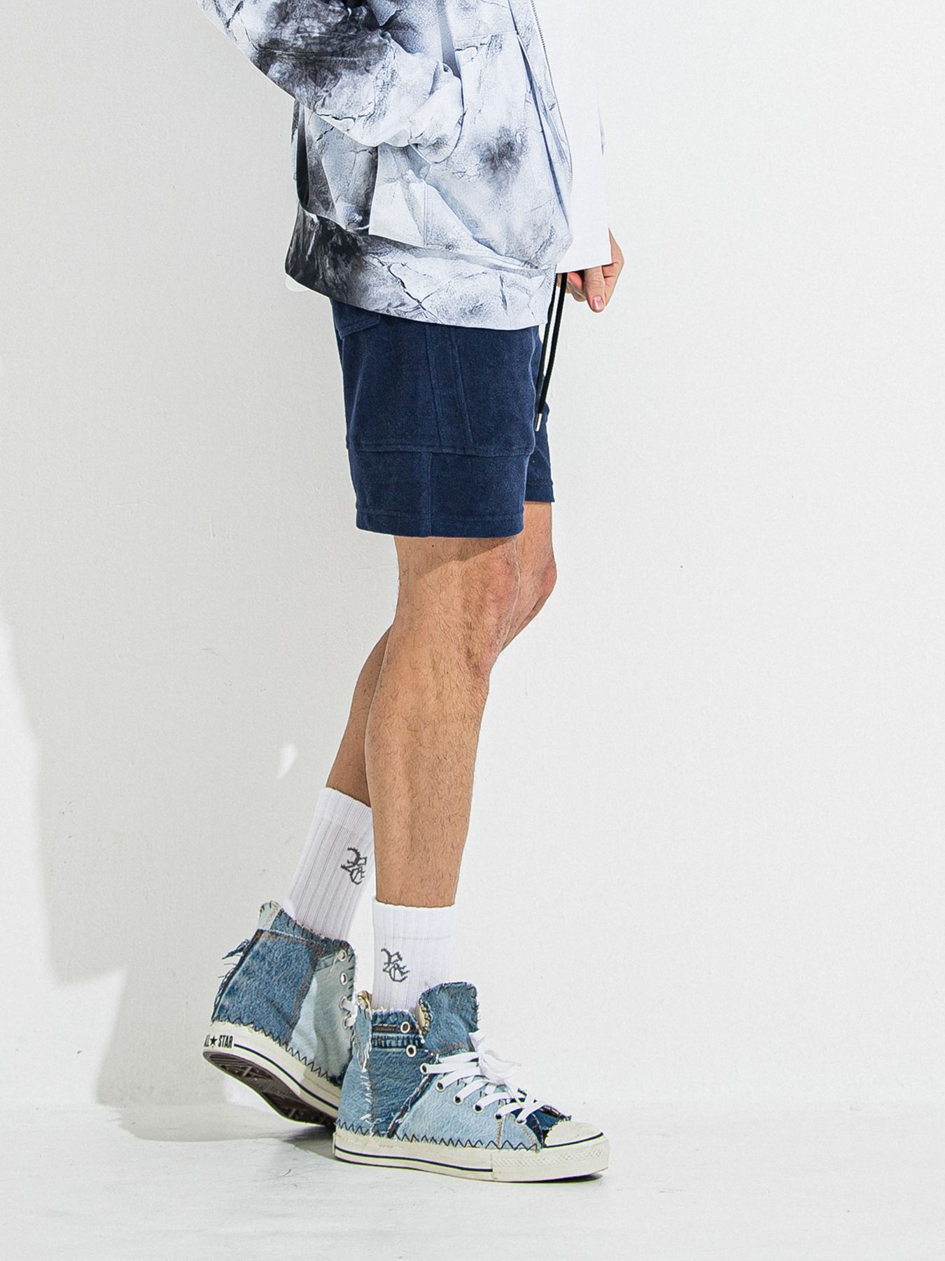 【予約品】TYLER PILE SHORTS / タイラーパイルショーツ / ネイビー